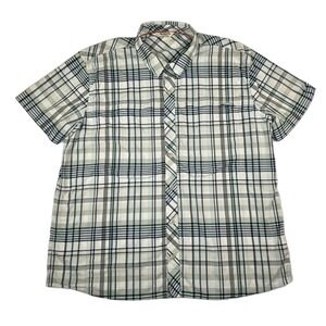 SIMMS brrr Nylon Performance Stretch Wicking Zip Pocket Fishing Shirt Mens XL